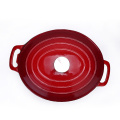 Wholesale oval enamel cookware set enamel Cast Iron Casserole Cooking Pot